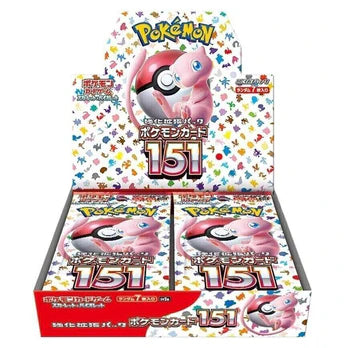 Japanese Pokemon TCG - 151 sv2a Booster Box Shrink Wrapped