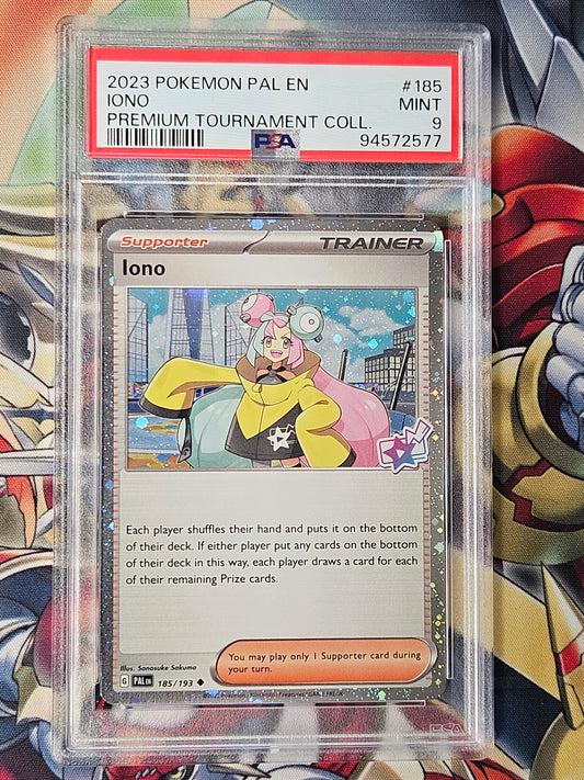 Iono Premium Tournament Collection #185 PSA 9 MINT Pokemon