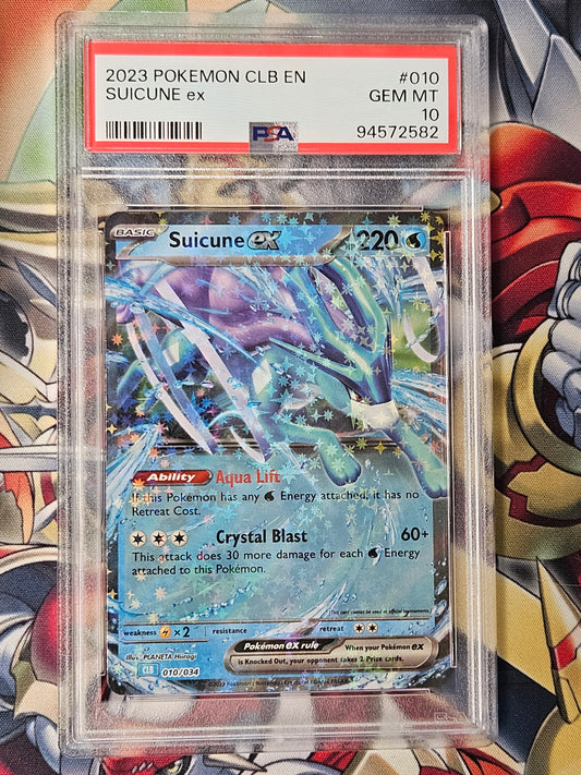 Suicune CLB EN #010 PSA 10 GEM MINT Pokemon