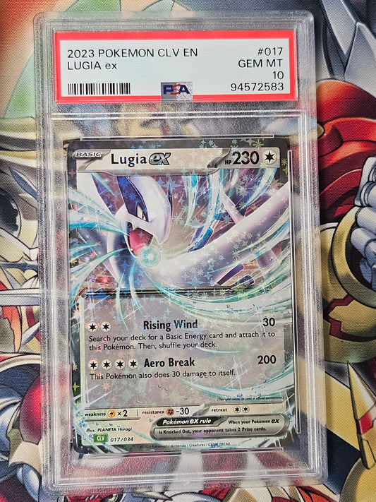 Lugia ex CLV EN #017 PSA 10 GEM MINT Pokemon