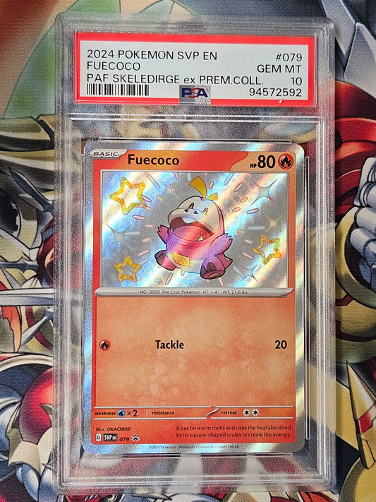 Fuecoco PAF Skeledirge Premium Collection #079 Shiny PSA 10 GEM MINT Pokemon