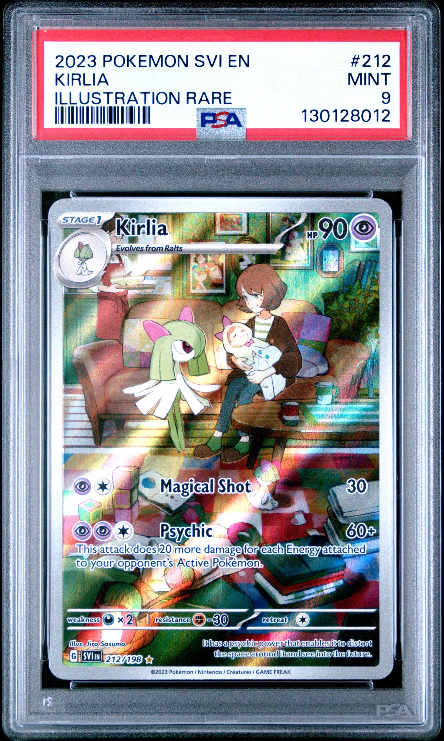 Kirlia Scarlet & Violet 212 Illustration Rare MINT 9 Pokemon