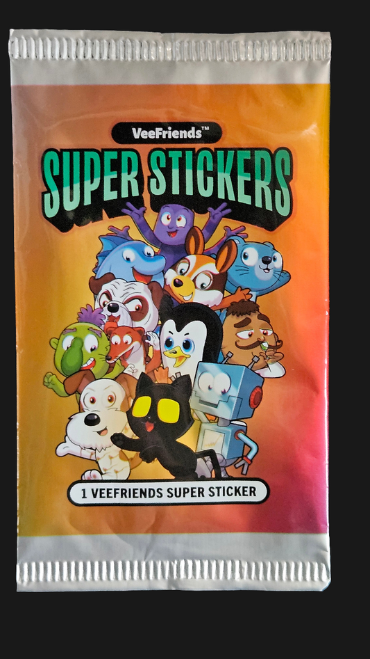 Veefriends Super Stickers Booster Pack | PSA May 2025 Magazine | Booster Only