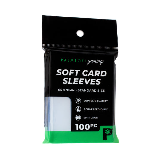 Palms Off Gaming - Soft Card Sleeves - Standard Size (Regular) - 100pc
