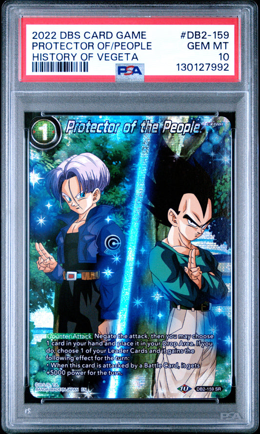 Protector Of The People Theme Selection History Of Vegeta Db2-159 GEM MINT 10 Dragon Ball Super Card Game - Masters