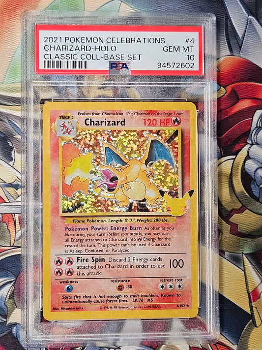 Charizard Celebrations Classic Collection #4 Holo PSA 10 GEM MINT Pokemon