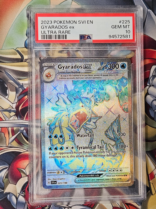 Gyarados Scarlet & Violet Base #225 Ultra Rare PSA 10 GEM MINT Pokemon