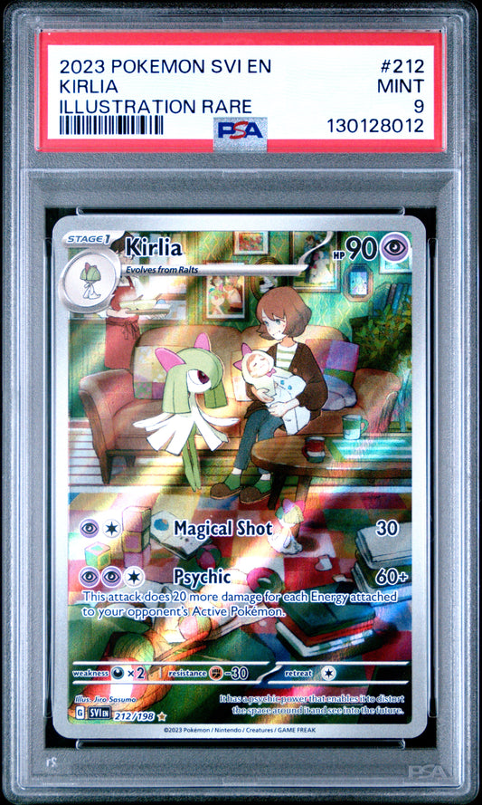 Kirlia Scarlet & Violet 212 Illustration Rare MINT 9 Pokemon