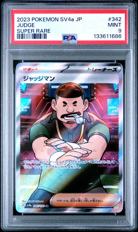 Judge Sv4A-Shiny Treasure Ex 342 Super Rare MINT 9 Pokemon Japanese