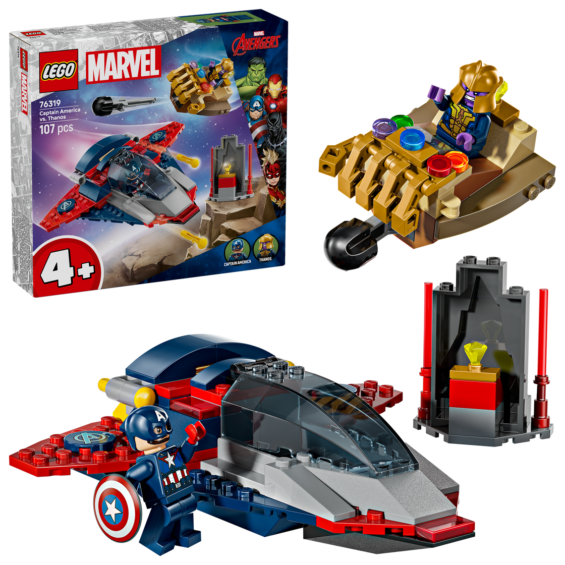 LEGO Super Heroes Marvel Captain America vs. Thanos 76319