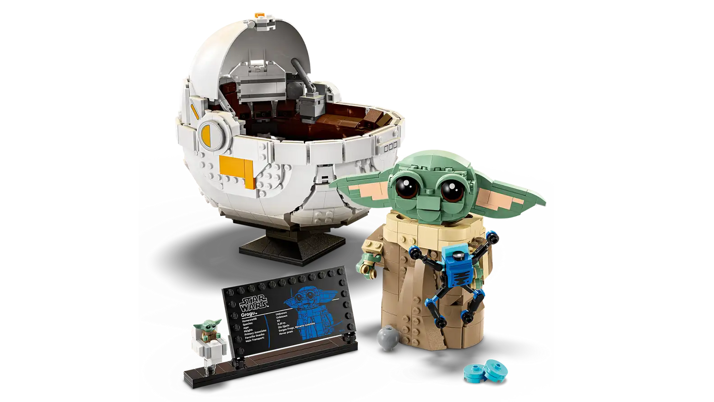 LEGO Star Wars: The Mandalorian™ Grogu™ with Hover Pram Buildable Figure 75403
