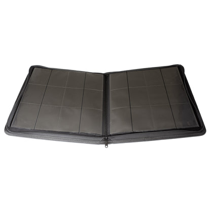 Palms Off Gaming - Collector's Series 12 Pocket Zip Trading Card Binder - Black